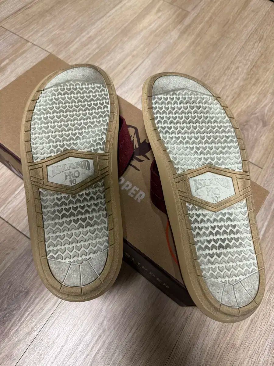  Island slipper バーガンディ サンダル サンダル