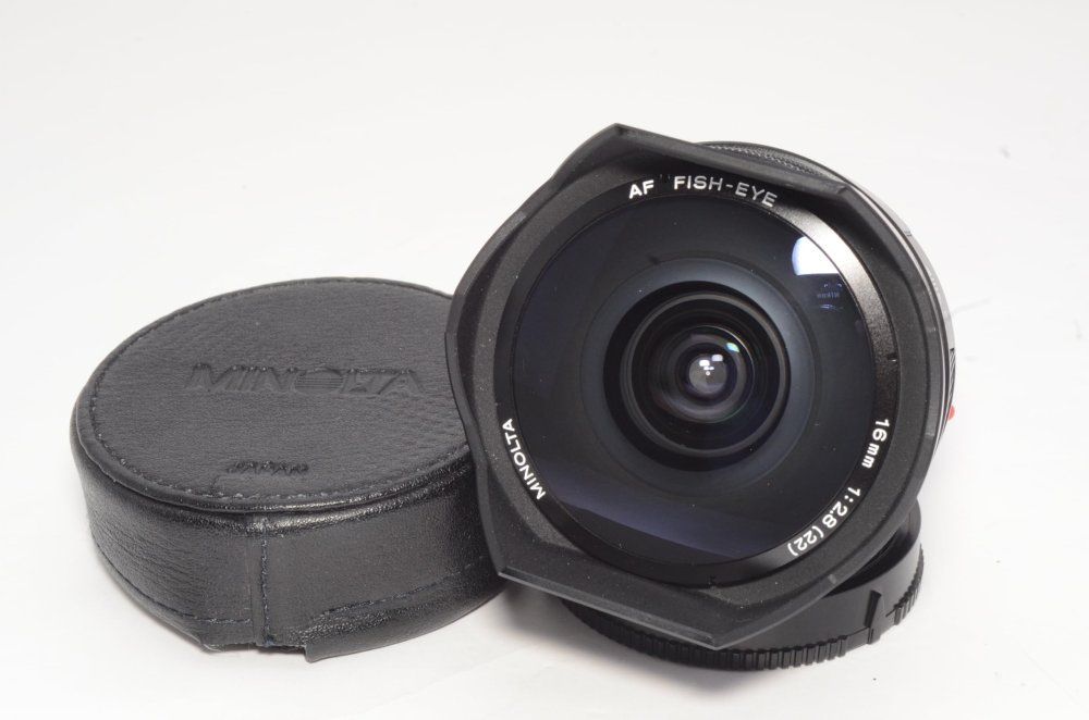 Minolta AF レンズ 16mm F2.8 フィッシュアイ