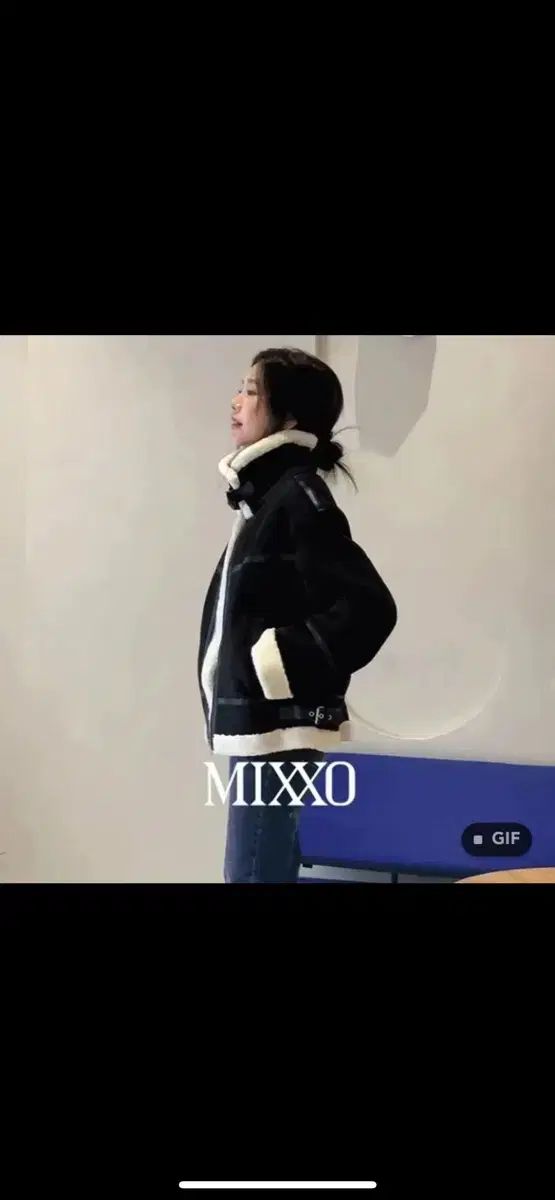 ミッソ スタンKARA ムートン ブラック s