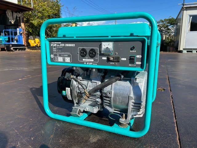 正常稼働品 整備 塗装済 全国輸送費込 DENYO 発電機 GA-2605U2 2.2kVA 単相100V キャブレター装着