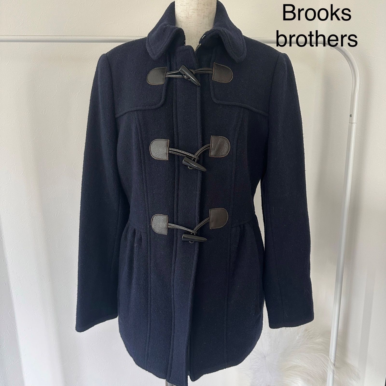 BrooksBrothers ネイビー ウール ダッフルコート US4