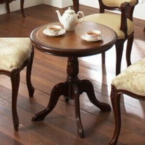 ネコ脚 アンティーク調 テーブル ブラウン