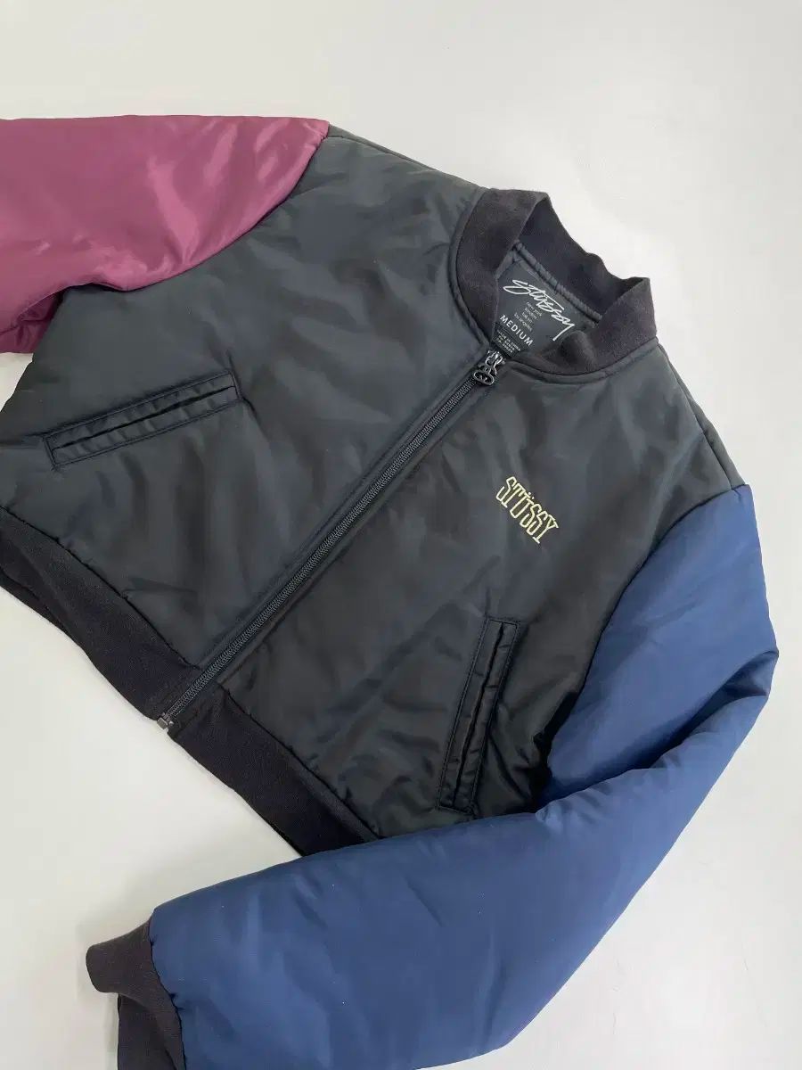 STUSSY ウィメンズ バイ クロップド ブルゾン ジャケット