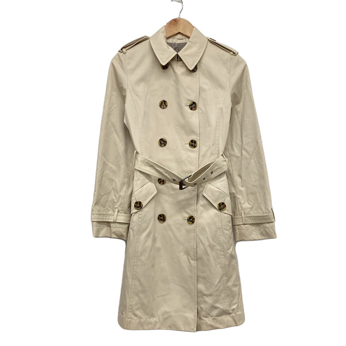 新品　マックスマーラ　ウィークエンド　トレンチ　異素材　デニム　ベージュ　38 新品 マックスマーラ ウィークエンド トレンチ 異素材 デニム ベージュ