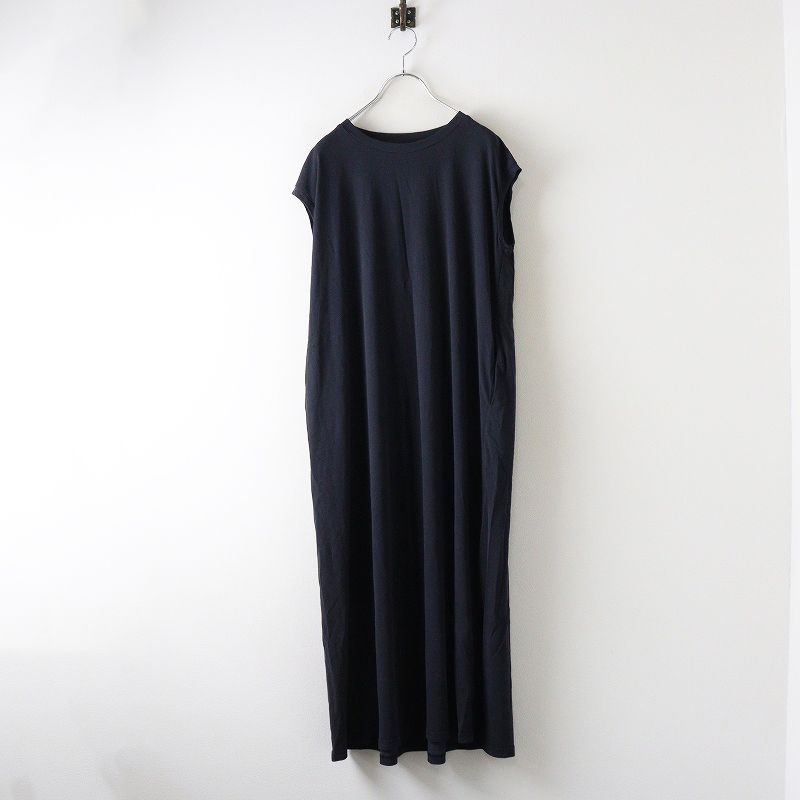 2025SS エヴァムエヴァ evam eva cut-sew sleeveless one-piece カットソースリーブレスワンピース M ダークグレー 2400014680249