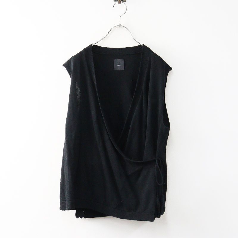 tandey オオカミとフクロウ オオカミとうららの小さな押し花 ベスト 黒 tandey オオカミとフクロウ オオカミとうららの小さな押し花 ベスト 黒