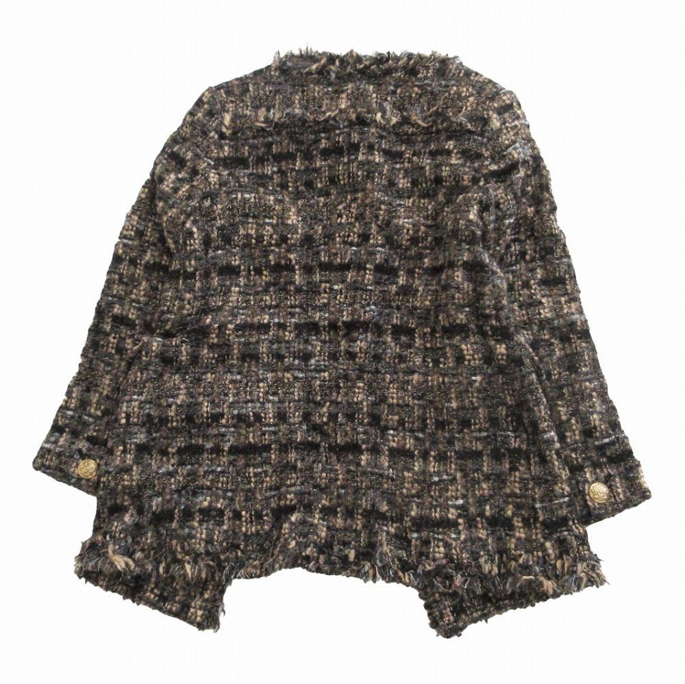 美品 グレースクラス ツイードコート JULES TOURNIER社 ビジュー 美品 グレースクラス ツイードコート JULES TOURNIER社 ビジュー