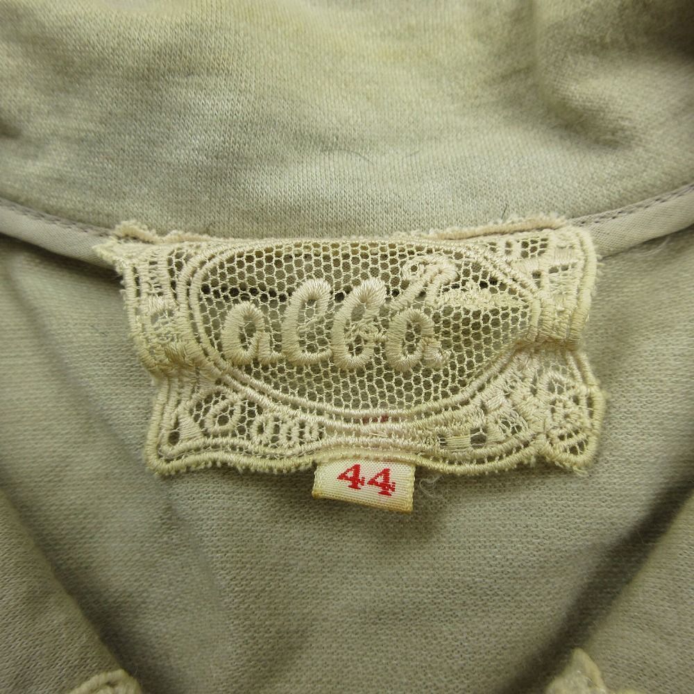 ROSSA インポートロッサ　レース刺繍チュニック　フレア　襟付き　美品 ROSSA インポートロッサ レース刺繍チュニック フレア 襟付き 美品