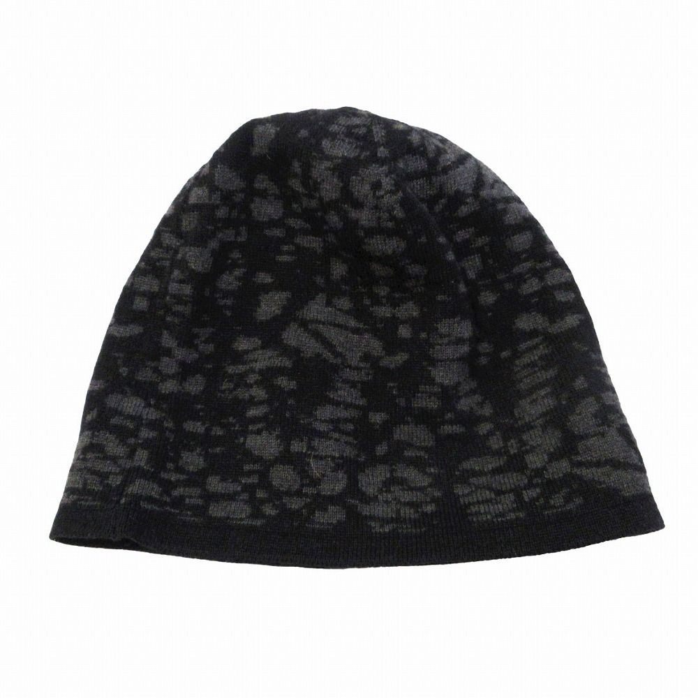 LOUIS VUITTON ルイヴィトン ニットキャップ ビーニー 帽子 ロゴパッチ