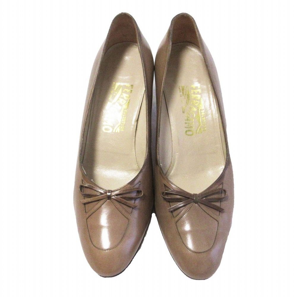 サルヴァトーレ フェラガモ Salvatore Ferragamo レザー リボン