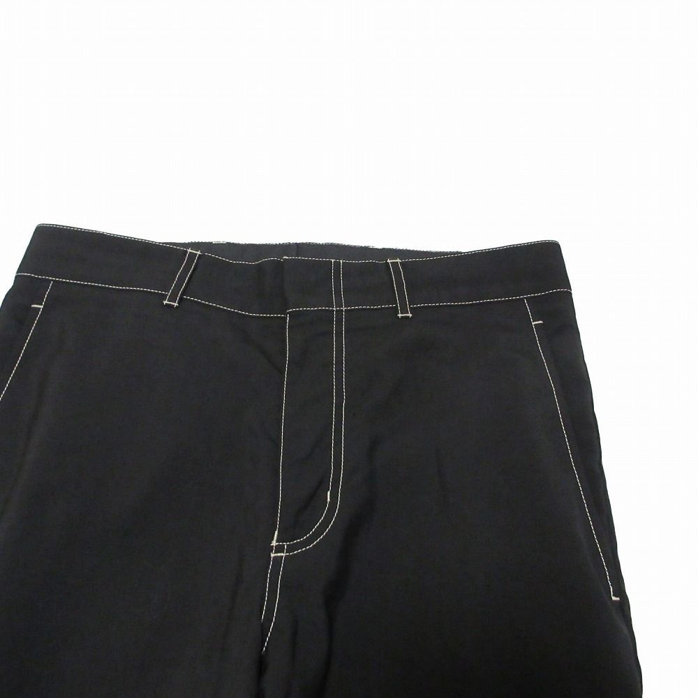 新品未使用 ディオールオム スラックス パンツ 46 ブラック 黒 中古・古着通販】DIOR HOMME (ディオール オム) スラックス ブラック