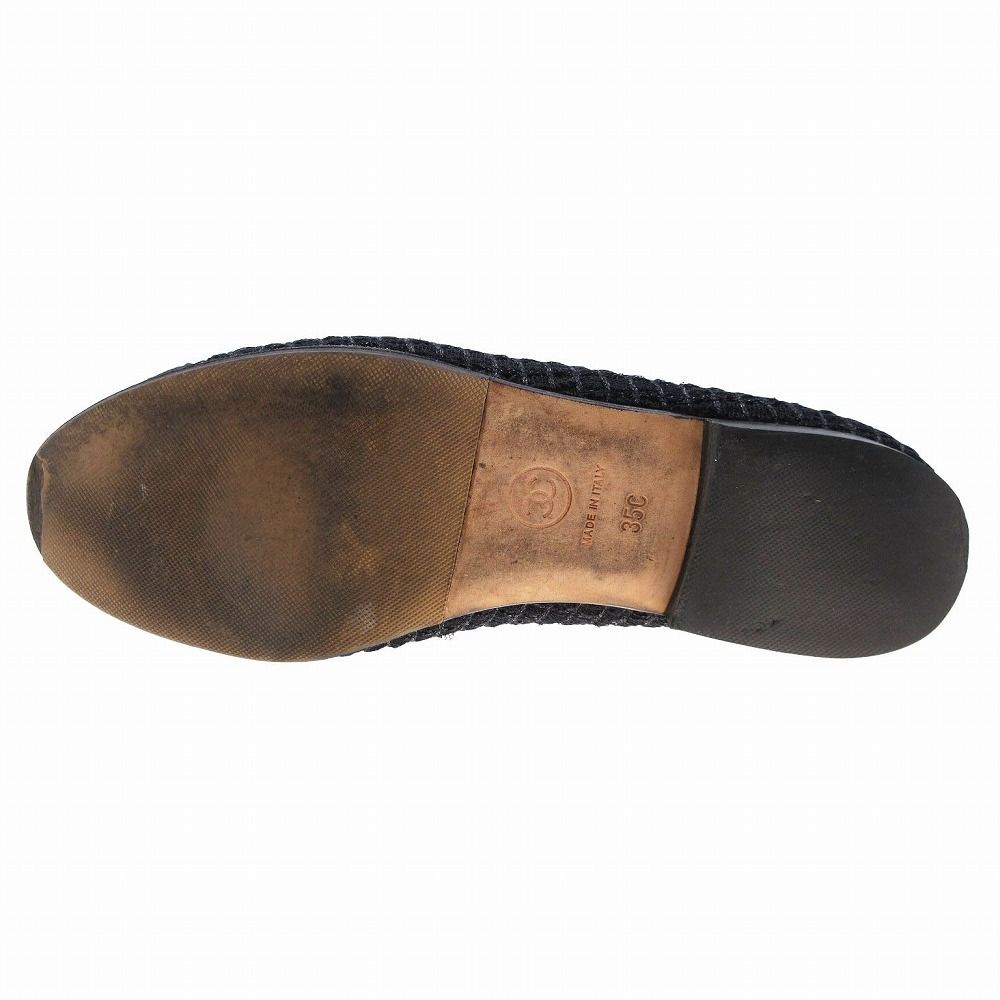 CHANEL シャネル ツイード バレリーナ バレエシューズ ココマーク