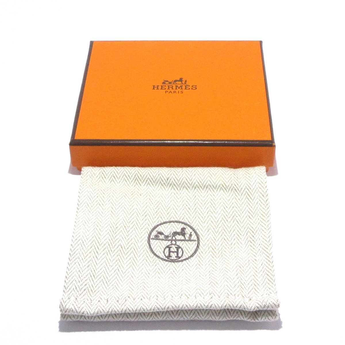  HERMES エルメス ブレスレット カムデン レザー 黒 シルバー 2連 ブレスレット アクセサリー