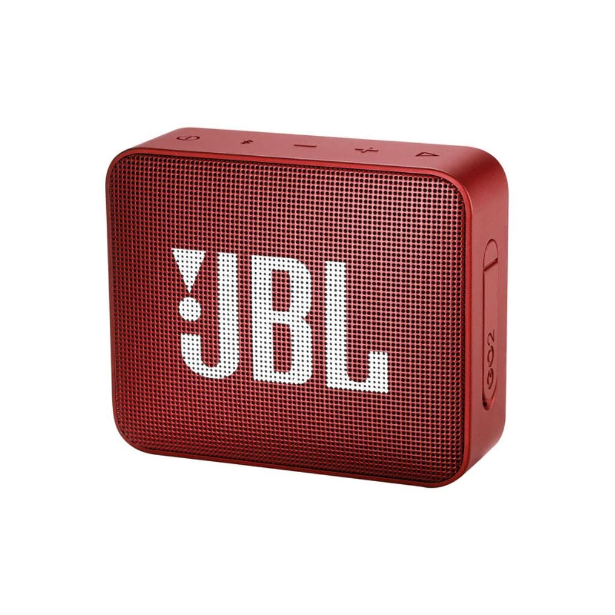JBL GO2 Bluetoothスピーカー IPX7防水 ポータブル パッシブラジエーター搭載 レッド JBLGO2RED レッド 単品