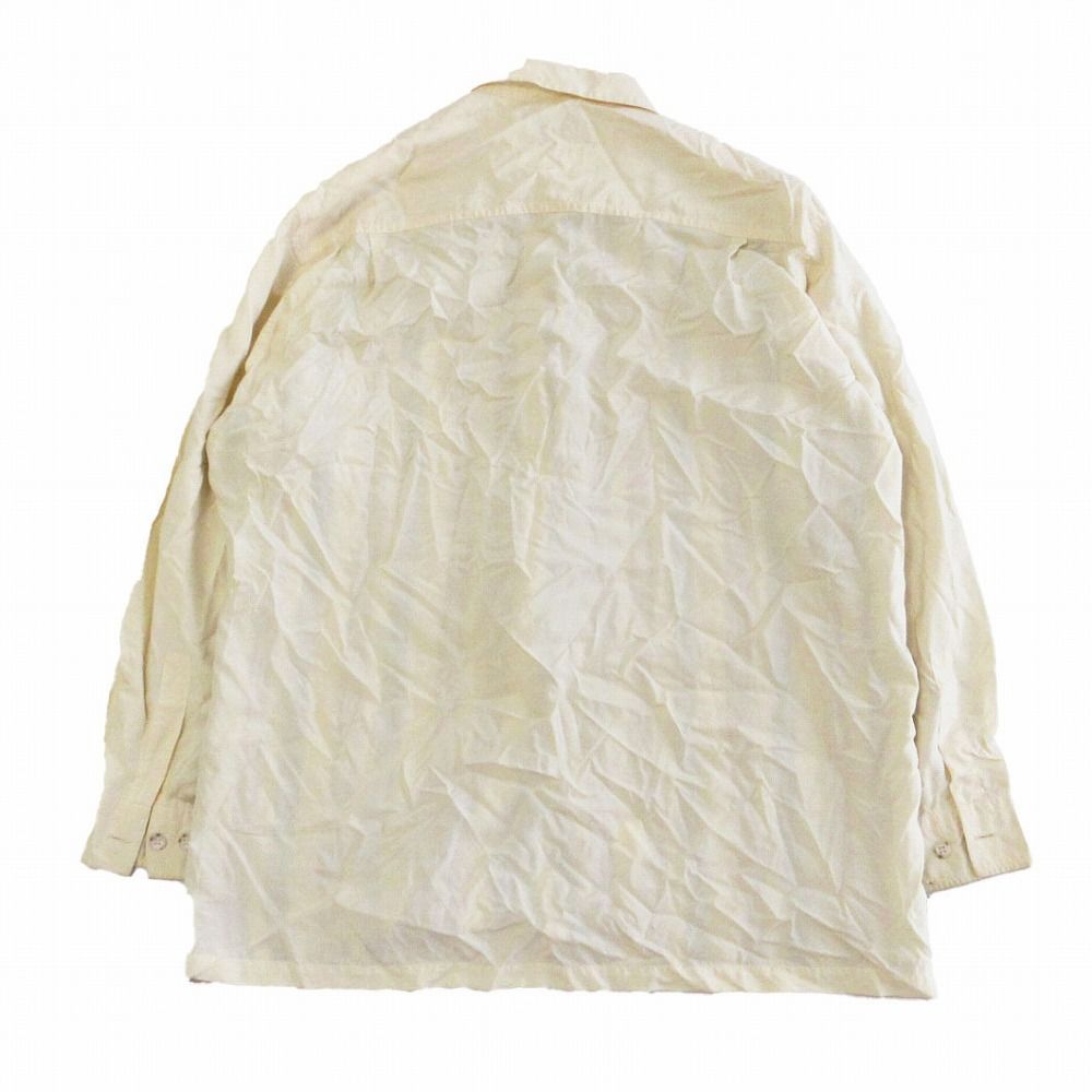 美品 Christian Dior MONSIEUR 総柄 シルク 長袖シャツ 美品 Christian Dior MONSIEUR 総柄 シルク 長袖シャツ 美品 Christian