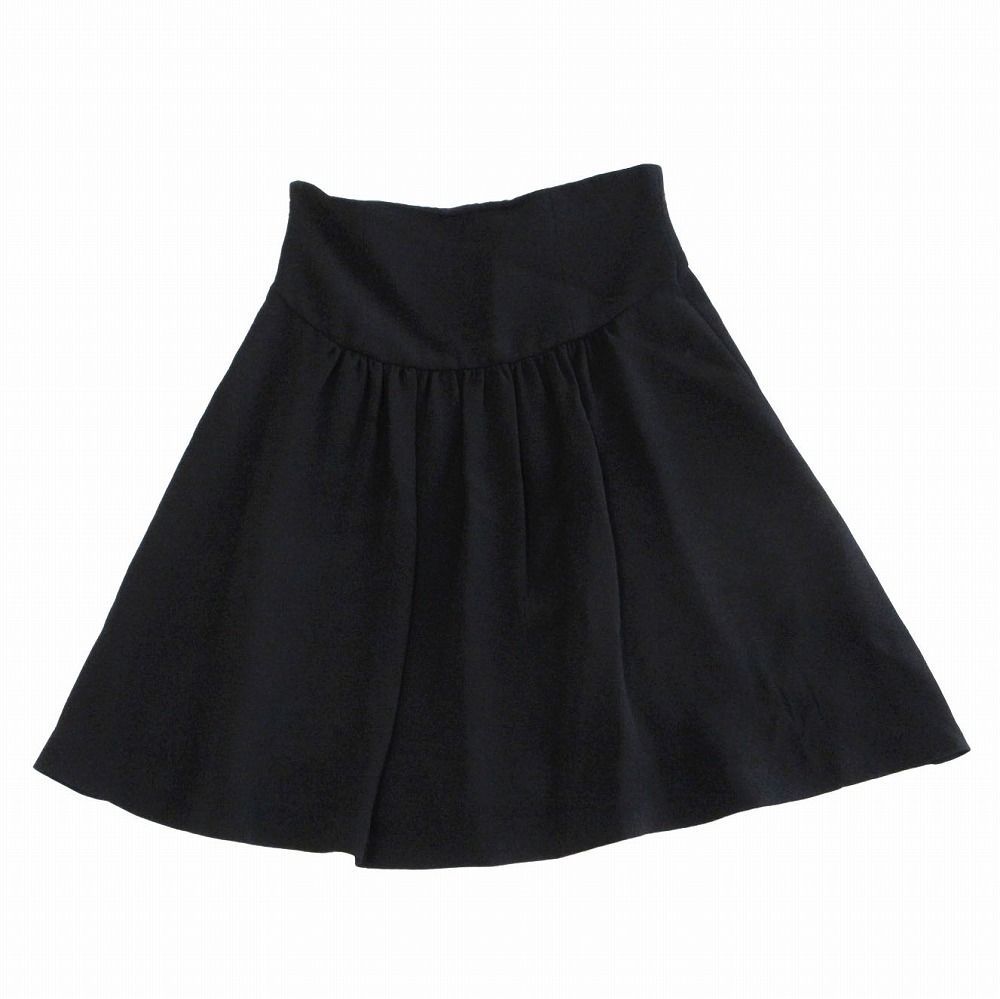 miumiu スカート　ブラック　黒　40 楽天市場】【中古】MIU MIUレザースカート ブラック サイズ：40【価格