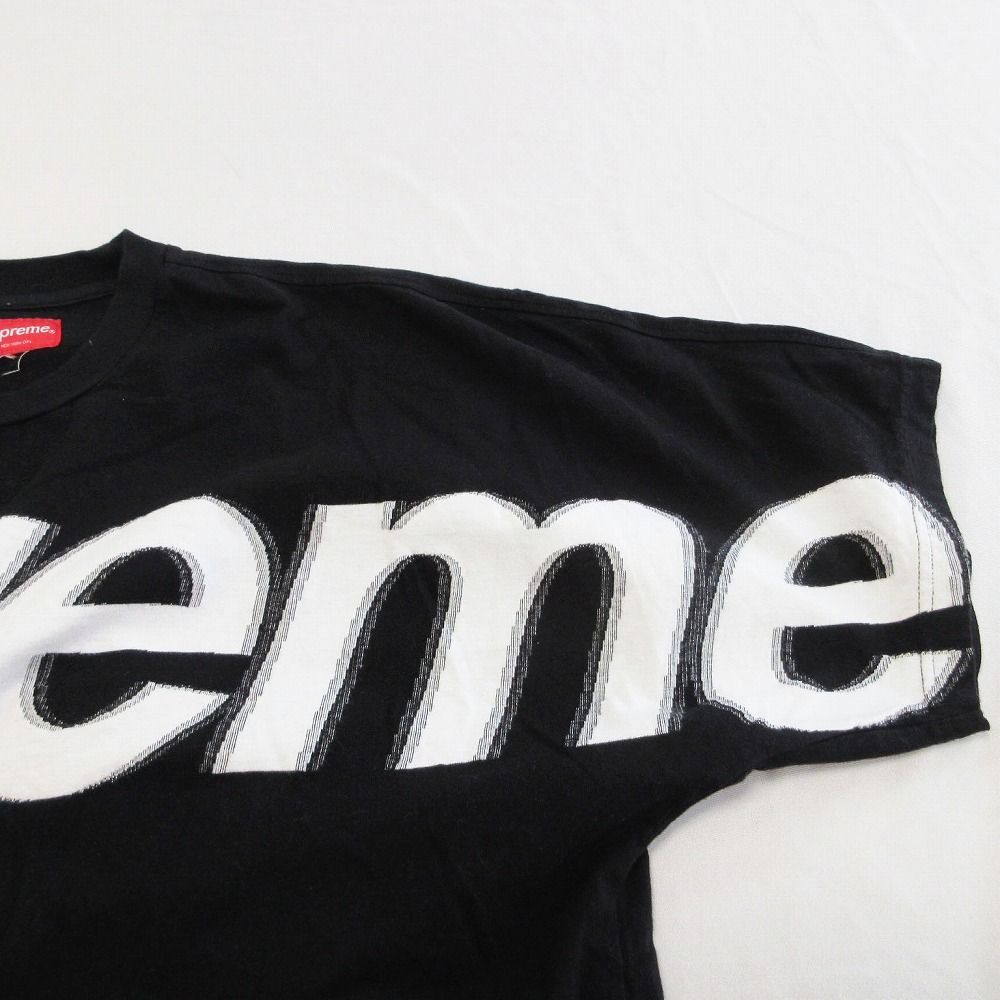 Supreme Intarsia S/S Top Black 22AW シュプリーム インターシャ ロゴ