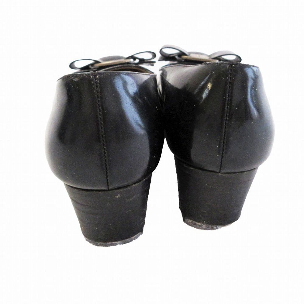 サルヴァトーレフェラガモ エナメルパンプス ヴァラリボン ブラック Amazon | [サルヴァトーレ フェラガモ] 靴 レディース ヴァラ リボン