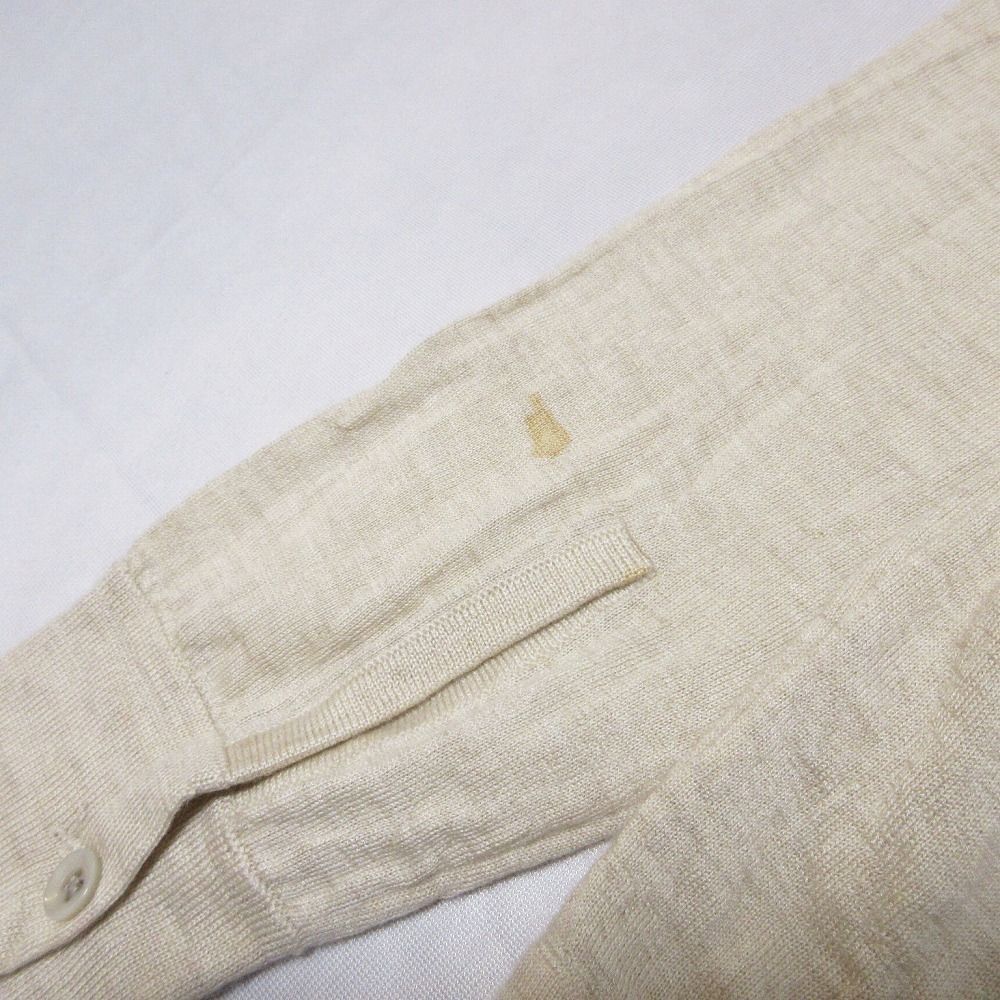 美品 HERMES マルジェラ期 トップス 熱帯魚 シルク カシミヤ L 美品