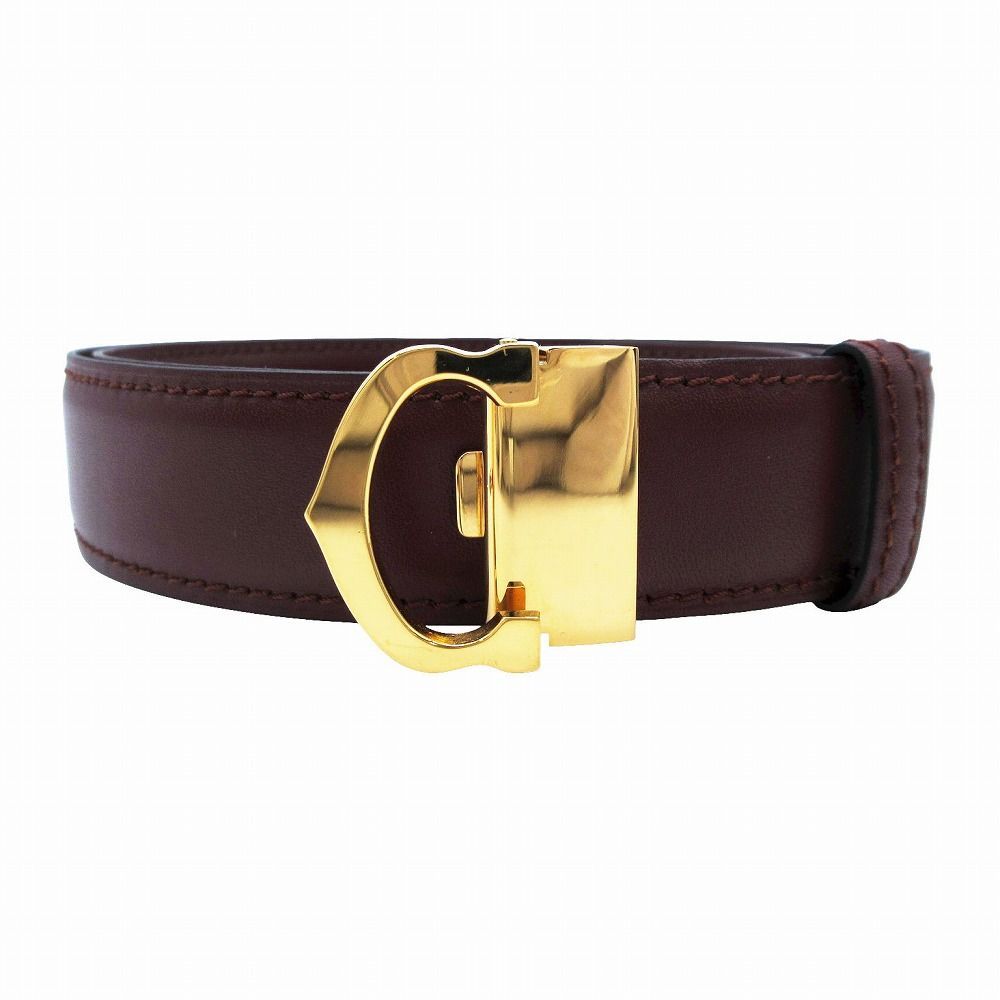 must de cartier マスト ドゥ カルティエ Cバックル ベルト ゴールド