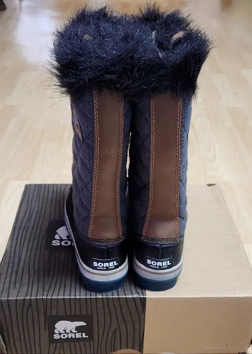 ソレル ファーブーツ キルティング ロングブーツ レディース