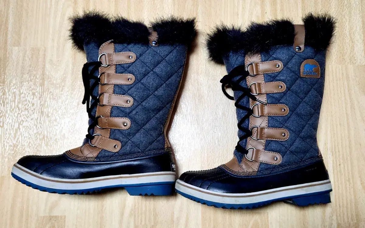 ソレル ファーブーツ キルティング ロングブーツ レディース