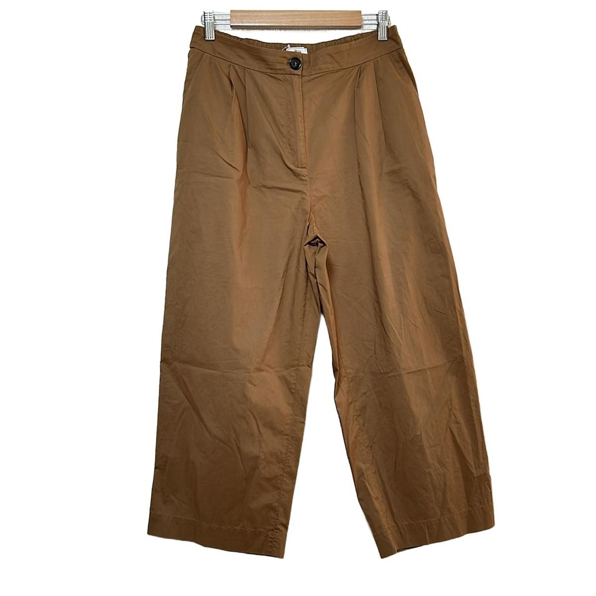 WOOLRICH ウールリッチ パンツ サイズＭ M レディース - ブラウン クロップド 半端丈