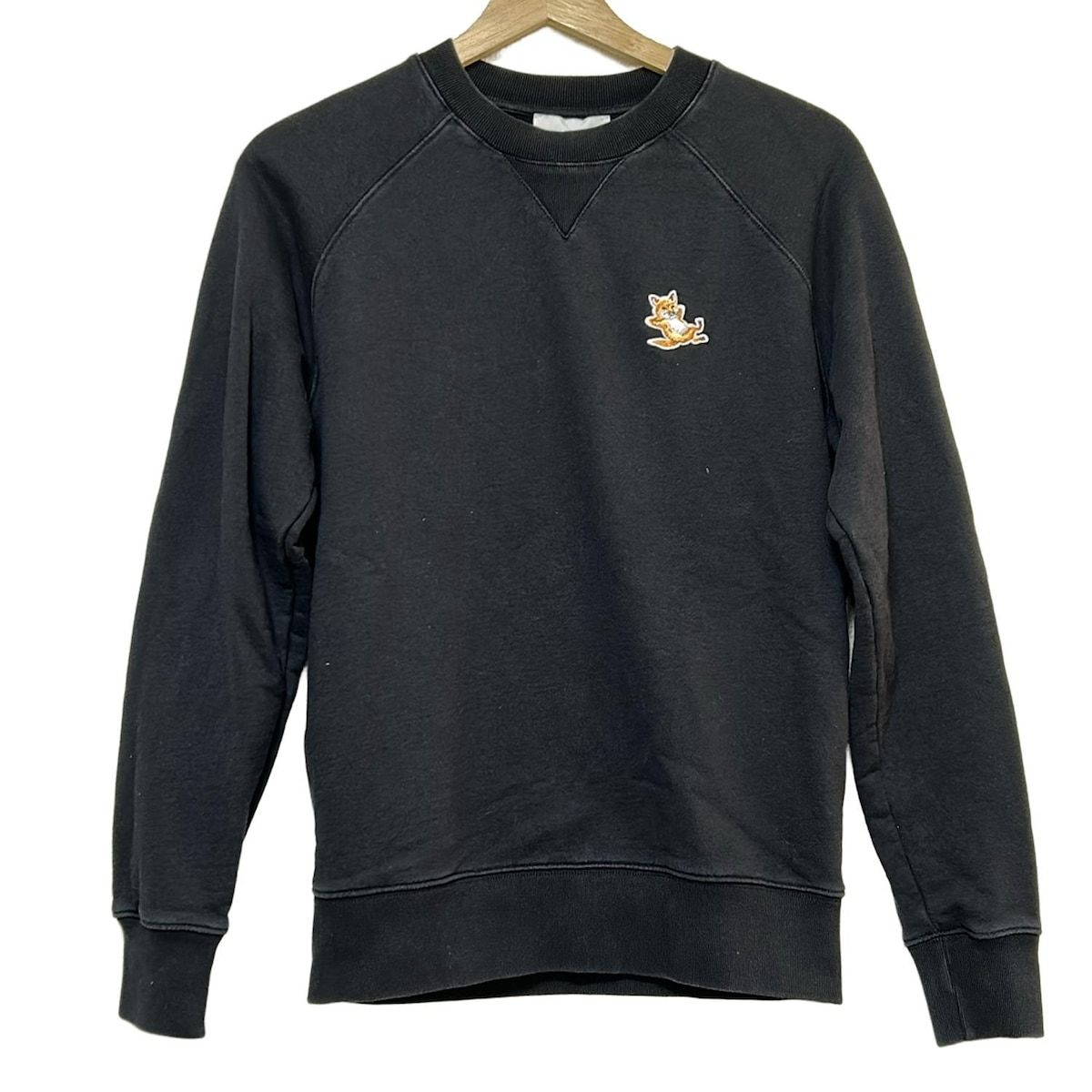 MAISON KITSUNE メゾンキツネ トレーナー サイズxs XS レディース - 黒 長袖