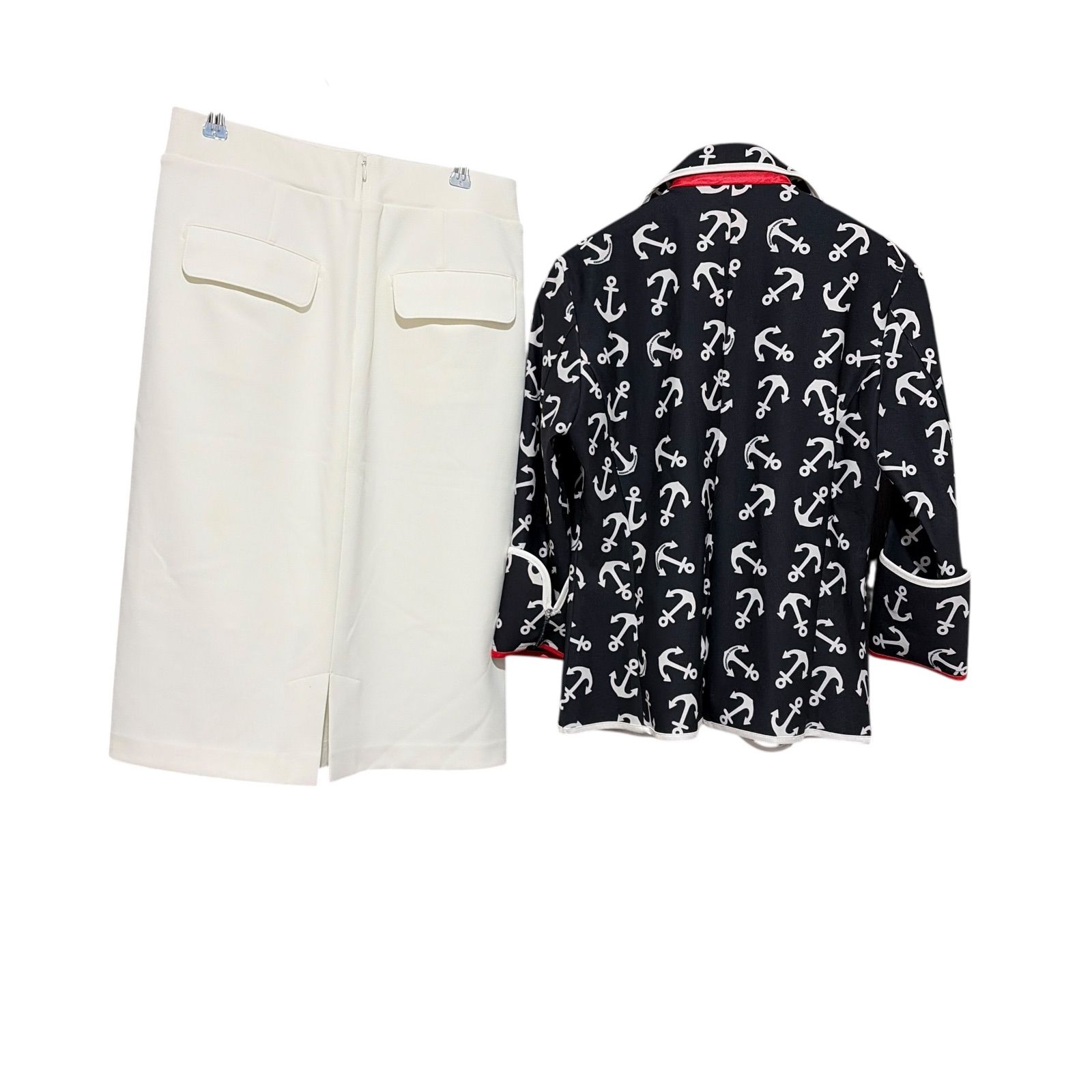 レジーナロマンティコ38 花柄テーラードジャケット&スカートセット