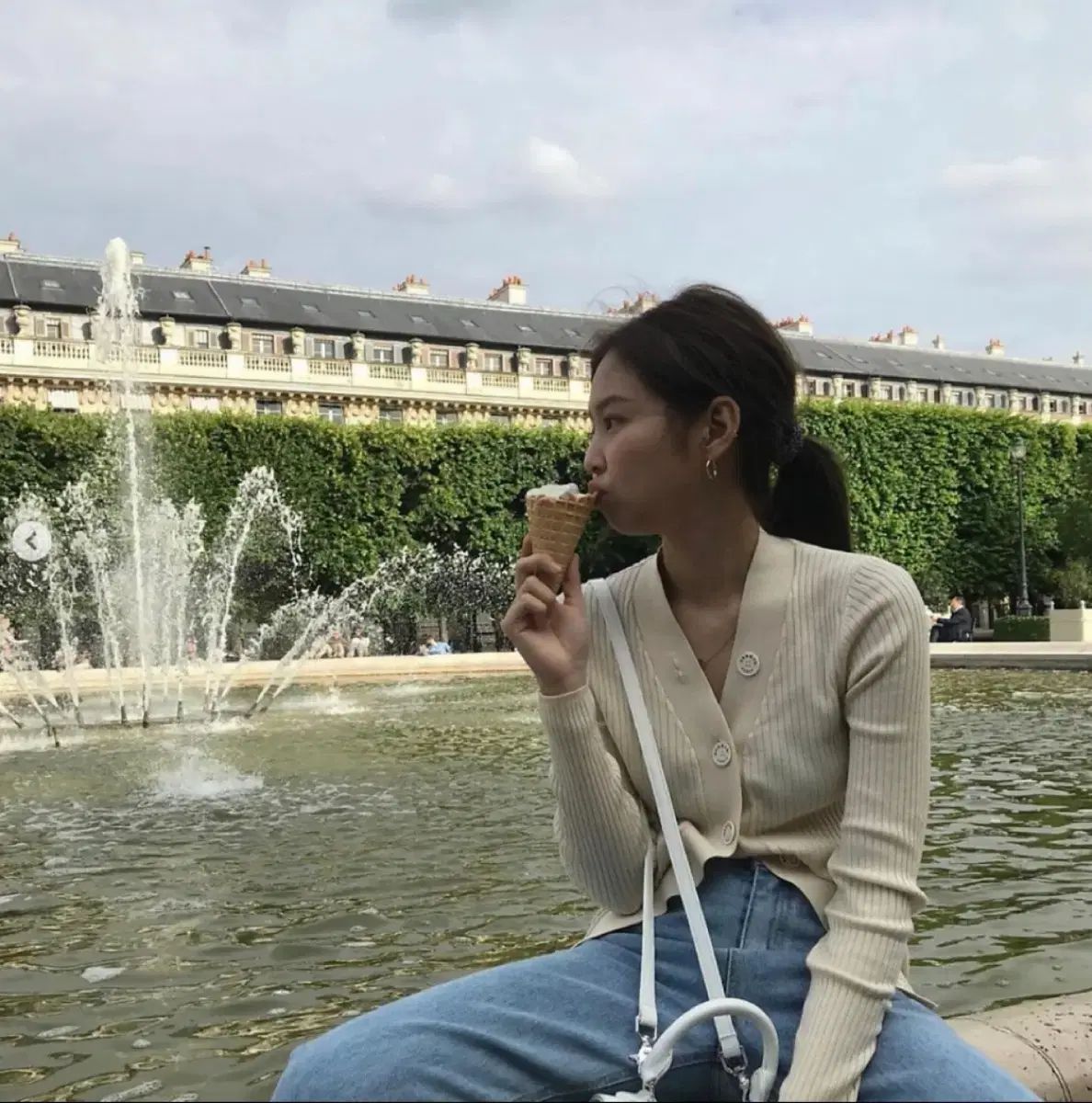 サンドロ カーディガン アイボリー 1