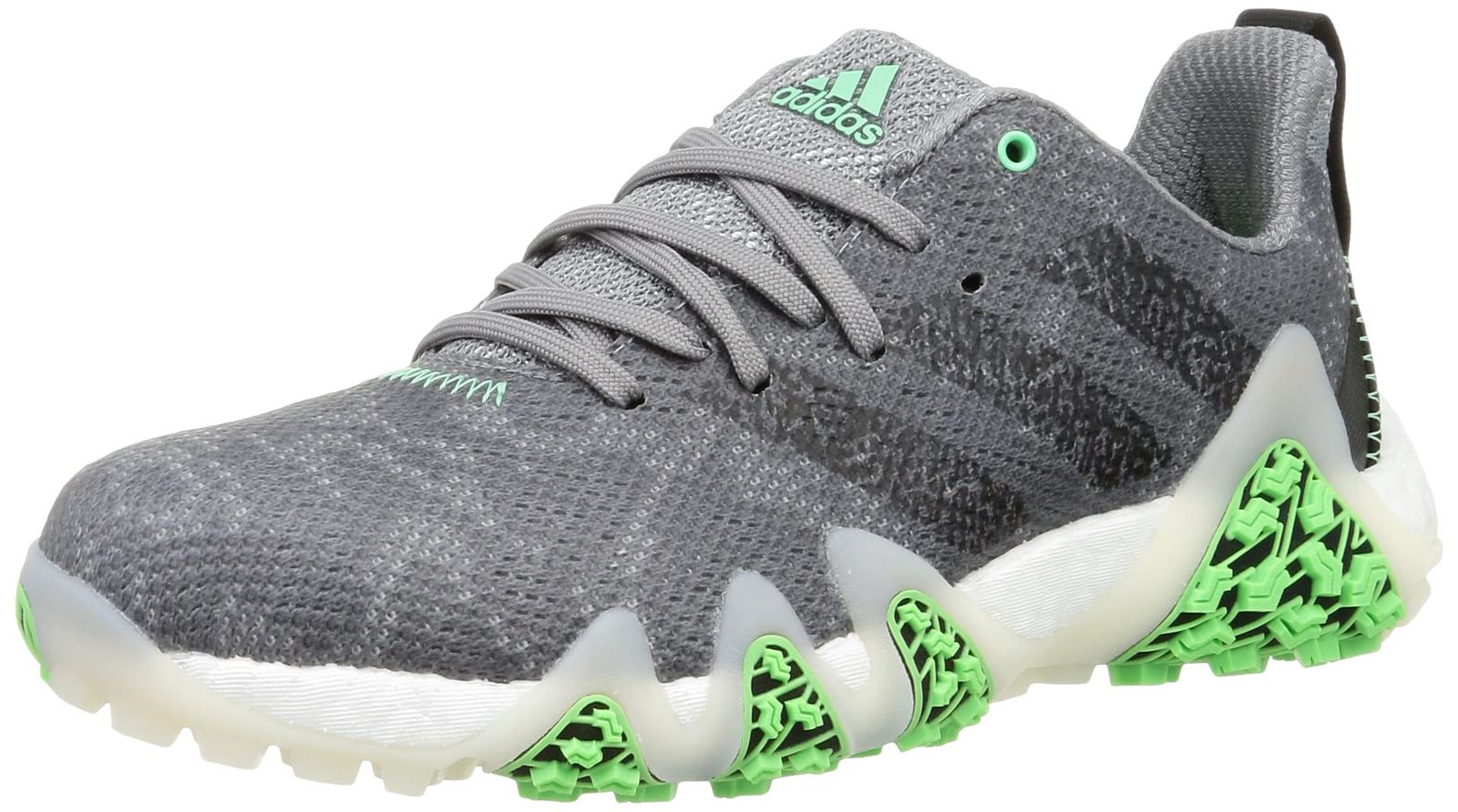 アディダスゴルフ ゴルフシューズ コードカオス22 メンズ グレースリー コアブラック ビームグリーン 28.0 cm 2E
