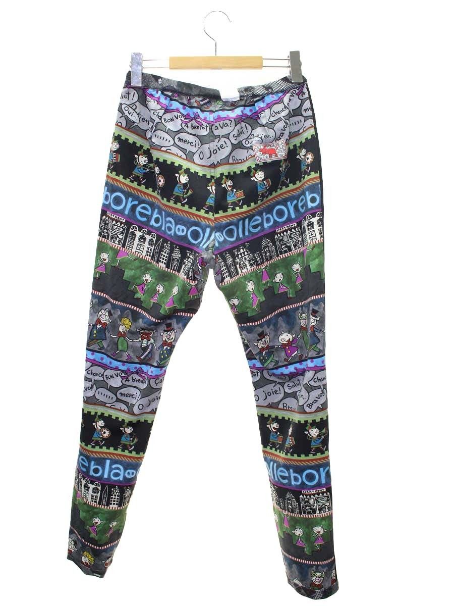  アルベロベロ 318899 パンツ L グレー アニマルモチーフ リバーシブル ストレッチ その他 パンツ