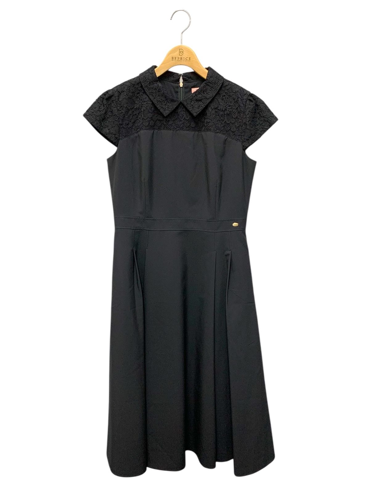 トッカ LACE A LA CARTE ドレス ワンピース 6 ブラック 美人百花掲載