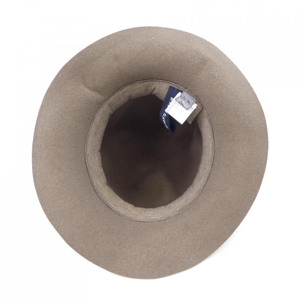 美品 MADISON BLUE マディソンブルー　 ハット 帽子 ウール グレー 美品 MADISON BLUE マディソンブルー ハット 帽子 ウール グレー