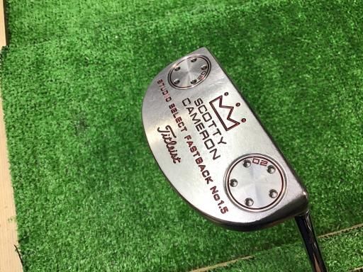 タイトリスト SCOTTY CAMERON STUDIO SELECT FASTBACK 33インチ 20g パター PT スチール フレックスその他 メンズ 男性用 右利き 右用 Dランク ゴルフクラブ
