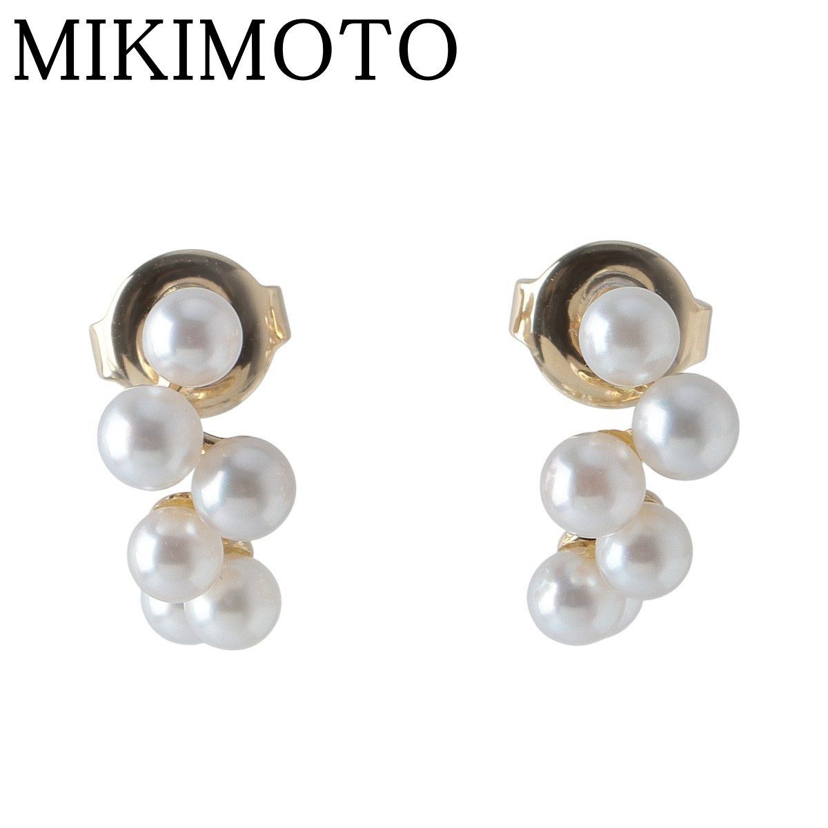 ミキモト ベビーパール ピアス 現行モデル PE-1776PK型 アコヤパール3.2mm K18YG 仕上げ済 MIKIMOTO 24045