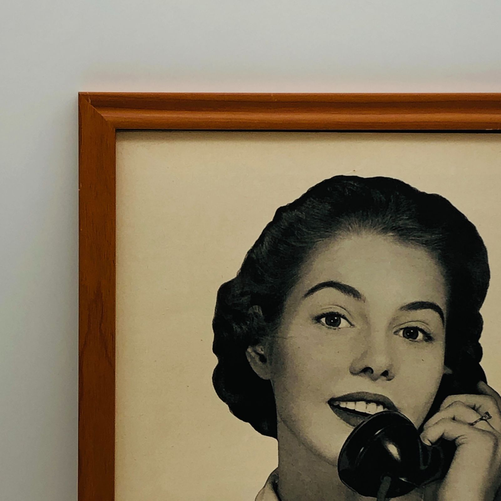 ビンテージ 広告 ポスター フレーム付 『 ベル・テレフォン・システム