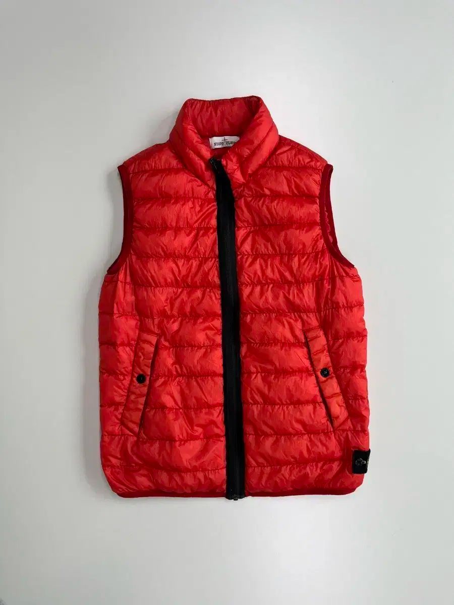 STONE ISLAND ストーンアイランド ジュニア オレンジレッド ダウン ベスト