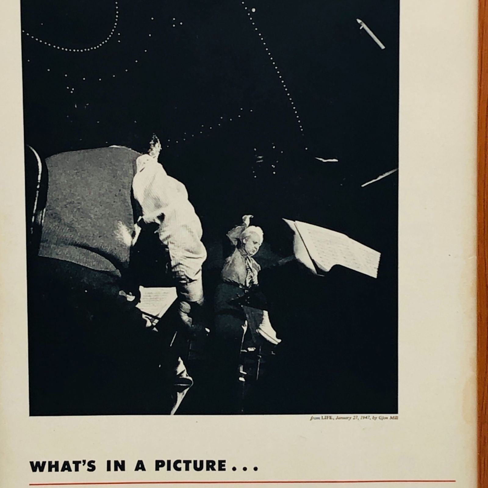 ビンテージ 広告 ポスター フレーム付 『 ライフ マガジン ( Life