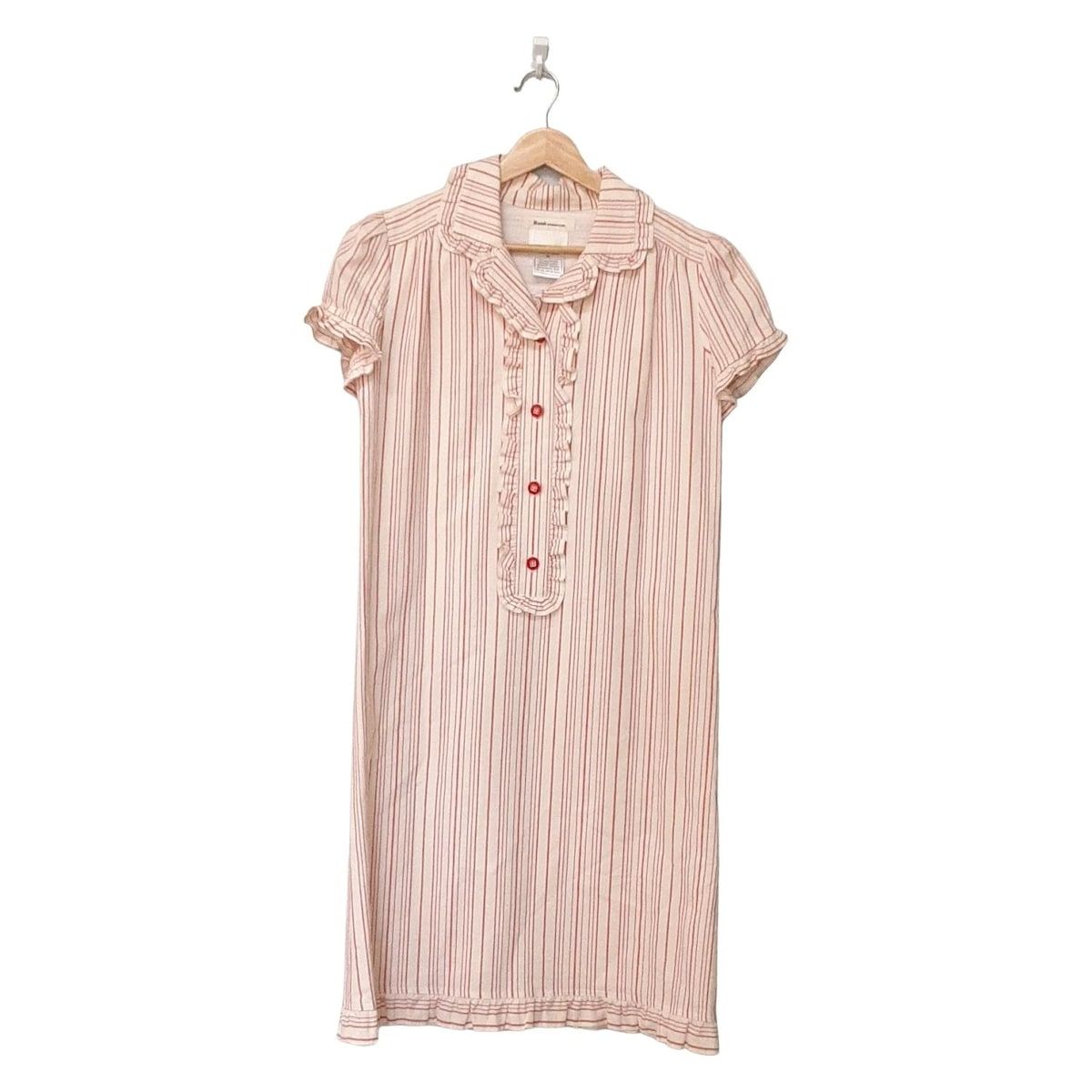 Rene(ルネ) ワンピース サイズ36 S レディース美品 - レッド×白 半袖