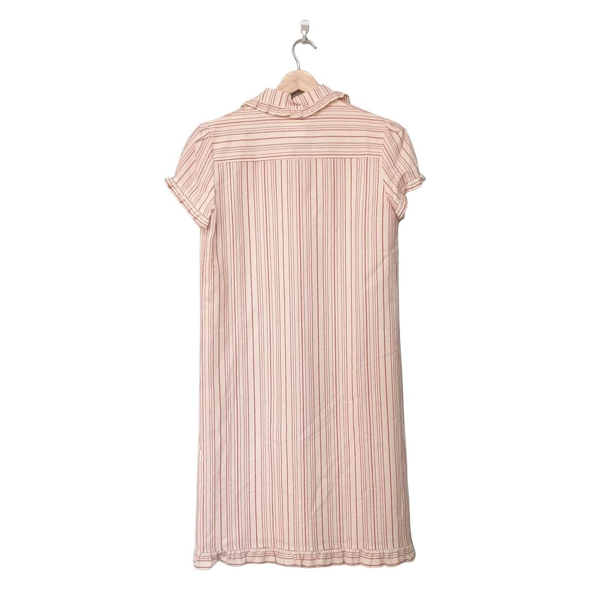 René 半袖ひざ丈ワンピース 36 Rene(ルネ) ワンピース サイズ36 S レディース美品 - レッド×白 半袖