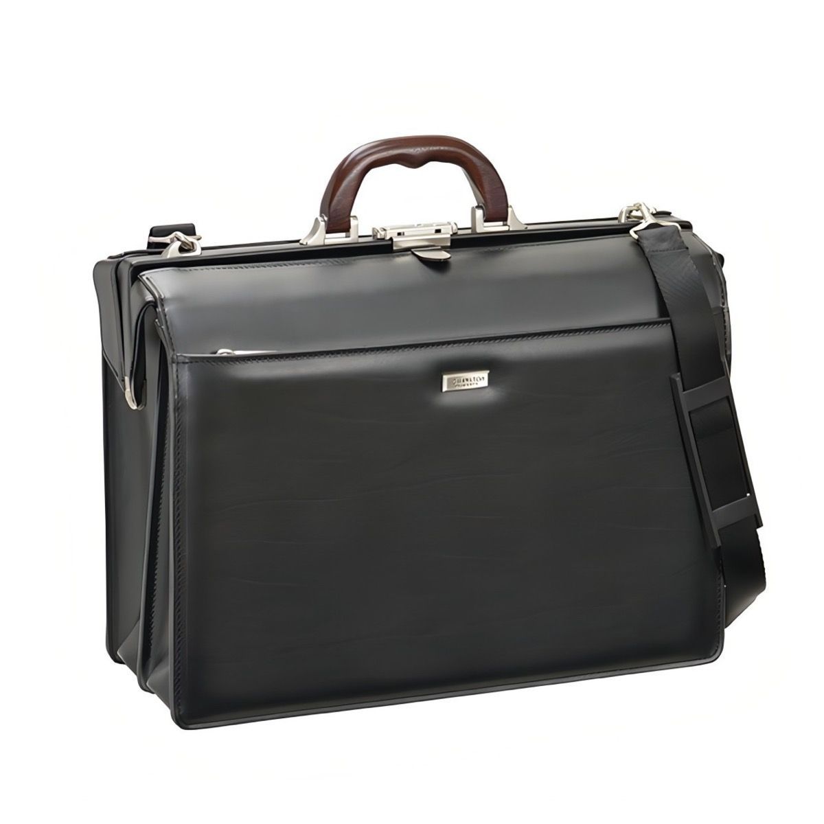 ジェーシーハミルトン J.C HAMILTON ビジネスバッグ ダレスバッグ 天然木 軽量 合皮 B4対応 メンズ ブラック 人気 ブランド おしゃれ 感 ビジネス ビジカジ テレワーク オフィス 誕生日 記念 プレゼント ギフト