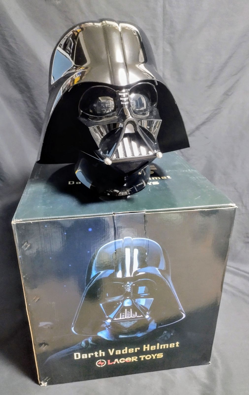 LACERTOYS スターウォーズ ダースベイダー プレミア エレクトロニック 1 1 マスク ボイスチェンジャー機能付き ヘルメット