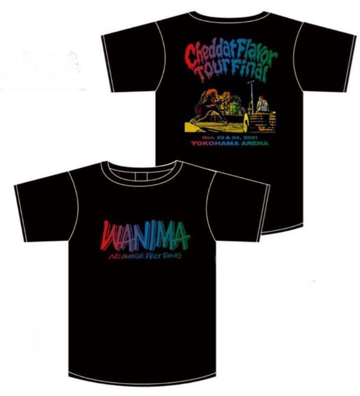 WANIMA ワニマ Cheddar Flavor Tour 2021 グッズ Tシャツ 黒 L