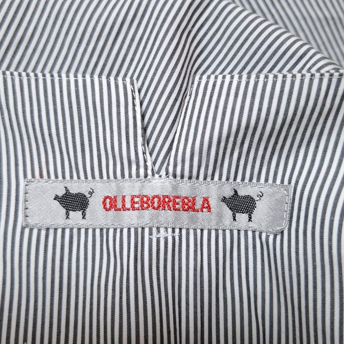 【人気のアイテム】 ALBEROBELLO OLLEBOREBLA アルベロベロ オレボレブラ 長袖カットソー レディース - グレー×白×マルチ スリットネック ストライプ