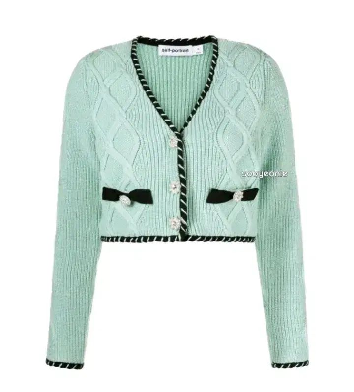 ミント カーディガン