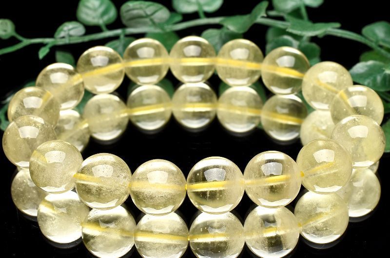 １点物 宇宙の贈り物 リビアングラス 12mm ブレスレット パワーストーン 天然石 _U7876