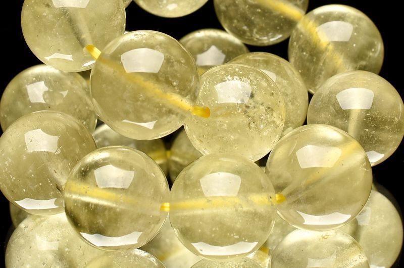 １点物 宇宙の贈り物 リビアングラス 13.5 mm ブレスレット パワーストーン 天然石 _U 7878