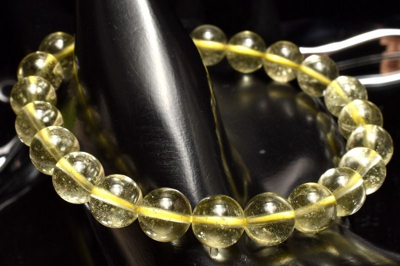  １点物 AAA透明 リビアの宝石 リビアングラス 8 5 mm ブレスレット パワーストーン 天然石 _MC 688 ブレスレット バングル アクセサリー