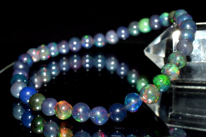 クリアグリーンカイヤナイト 10.5ミリ珠 ブレスレットA(SA) ☆クリア